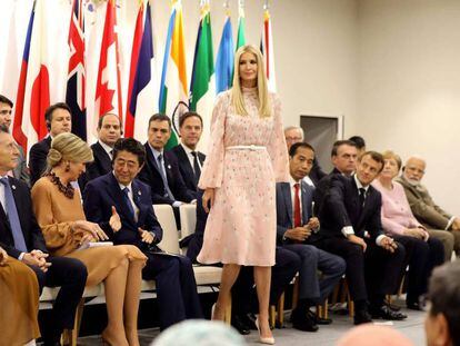 Ivanka Trump sábado passado na cúpula do G20 em Osaka, Japão.