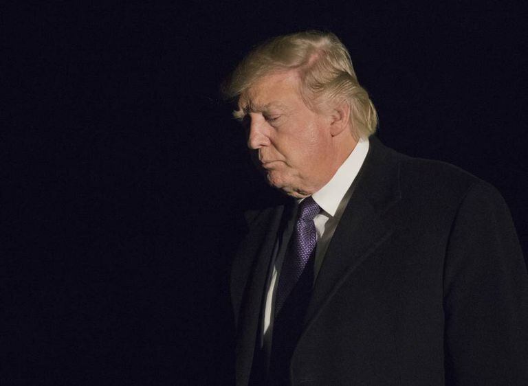 Donald Trump, neste domingo.