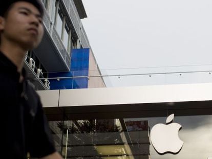 Loja da Apple na cidade chinesa de Shenzhen.