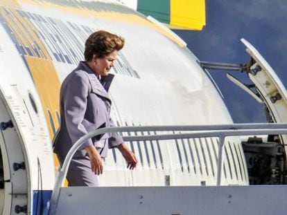 Dilma Rousseff chega &agrave; c&uacute;pula da CELAC na Costa Rica. 