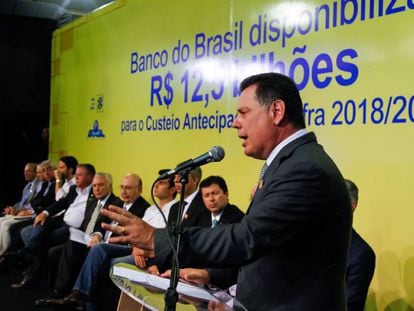 Marconi Perillo em janeiro, durante cerimônia em Rio Verde (GO). 