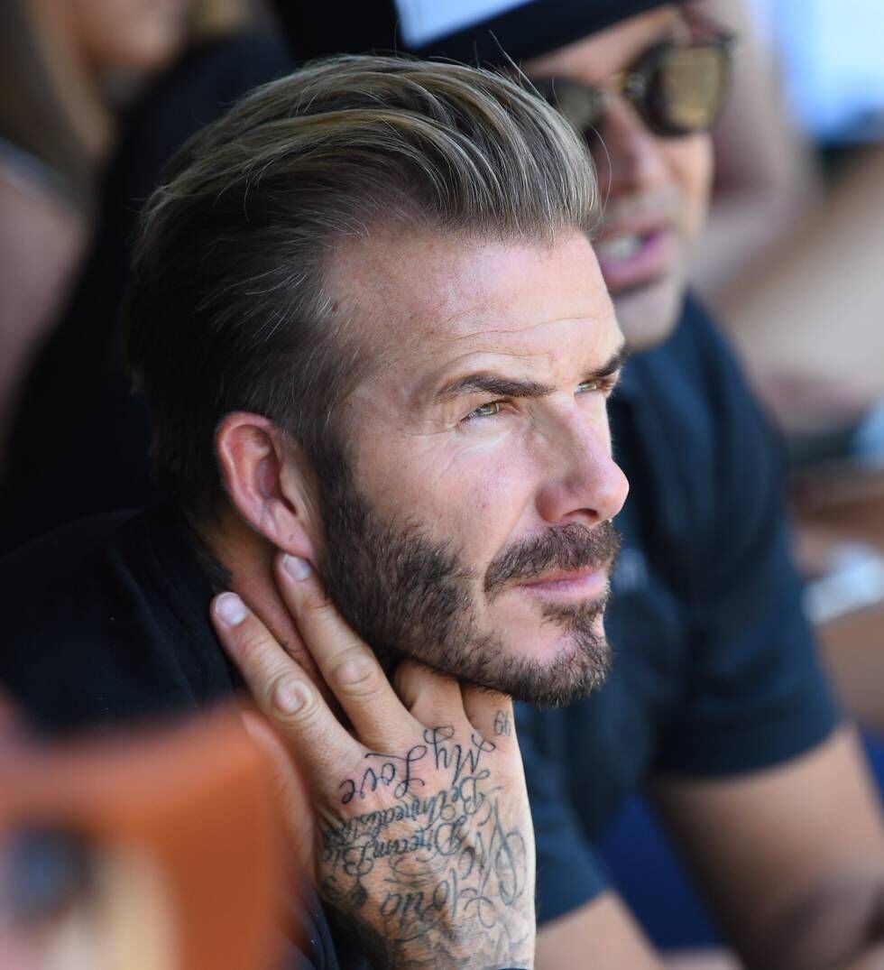 O look de David Beckham, um dos mais copiados e admirados pelos homens, poderia custar 5.000 euros (18.000 reais)