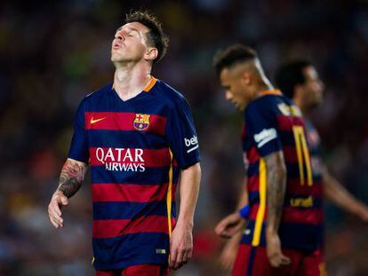 Lionel Messi, em partida no último dia 29.