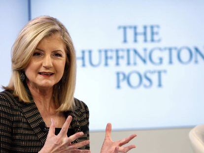 Arianna Huffington em uma foto de 2014.