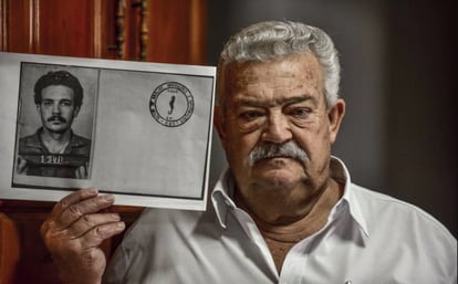 Lúcio Bellentani, que foi preso pela ditadura enquanto trabalhava na Volks, durante entrevista em 2017.