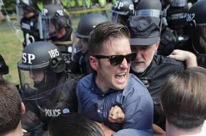 Supremacista branco, Richard Spencer no protesto neonazista de Charlottesville