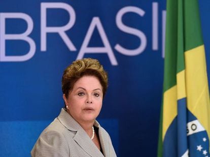 Dilma Rousseff no &uacute;ltimo dia 13, em Bras&iacute;lia.