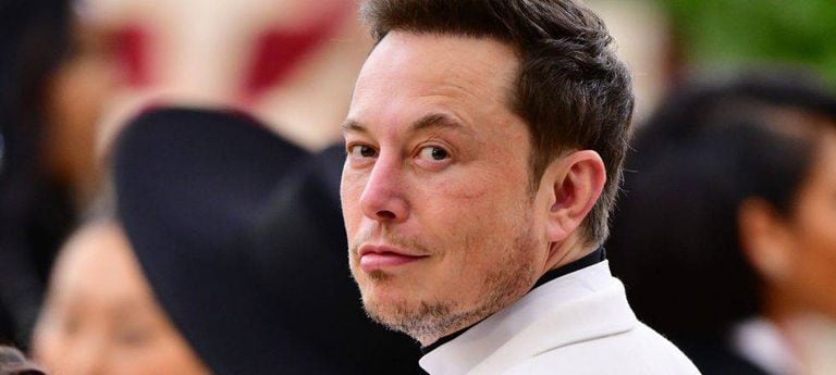 Elon Musk na última cerimônia do MET em Nova York.