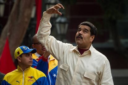 Nicolás Maduro, durante o Congresso da Pátria