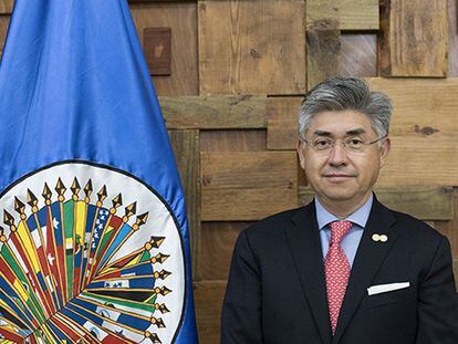 El presidente de la Comisión Interamericana de Derechos Humanos de la OEA, Joel Hernández García.