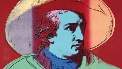 Goethe visto por Andy Warhol.