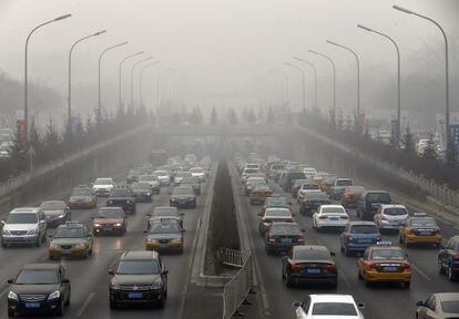 Poluição em Beijing: acordo busca reduzir emissões.