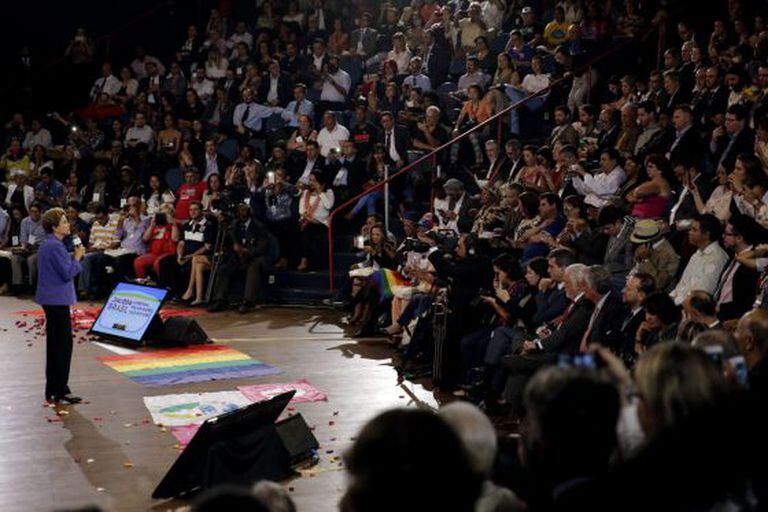 Rousseff no lançamento de programa em Brasília.