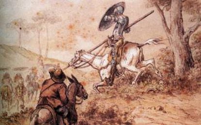 Ilustração de Gustave Dourei para 'O Quijote'.