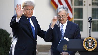 Trump e Jerome Powell