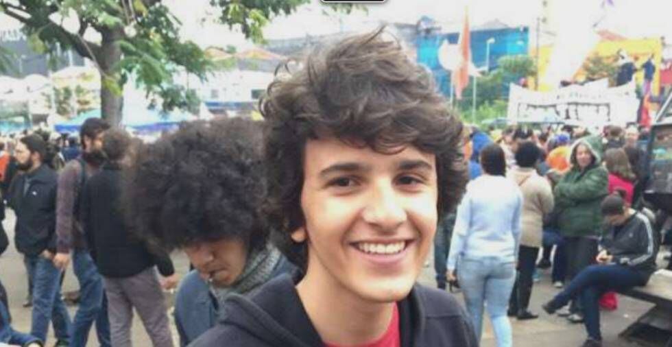 André Neto, 17, no Largo da Batata, em São Paulo, para quem 