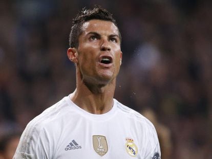 Ronaldo durante o partido contra o PSG.