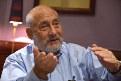 Joseph Stiglitz, em agosto passado numa entrevista em Paris