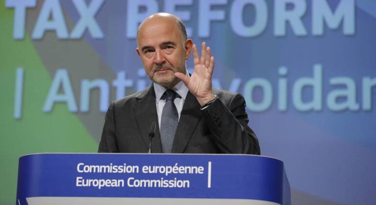 O comissário de Finanças, Pierre Moscovici.