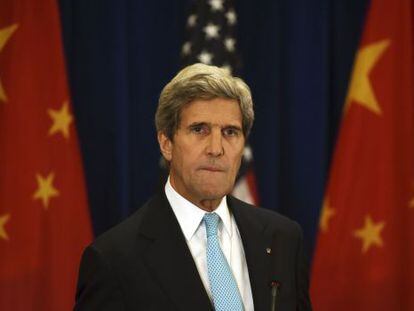 O secretário de Estado dos EUA, John Kerry, em Pequim.