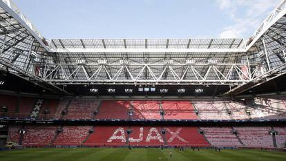 A Johan Cruyff Arena, em Amsterdam, palco da volta da semifinal.