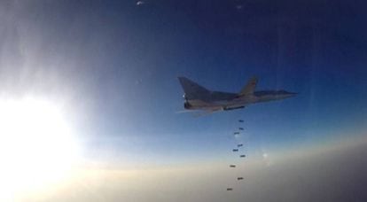 Avião russo bombardeia uma localidade síria em 16 de agosto de 2016.