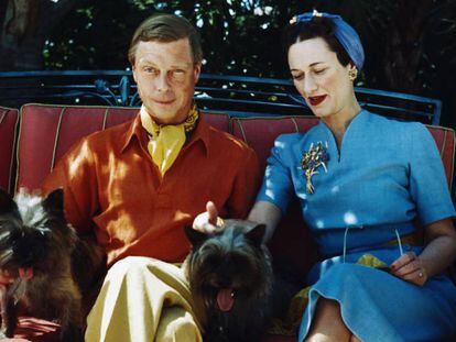 Os duques de Windsor, Eduardo VIII e Wallis Simpson, em uma imagem dos anos 40