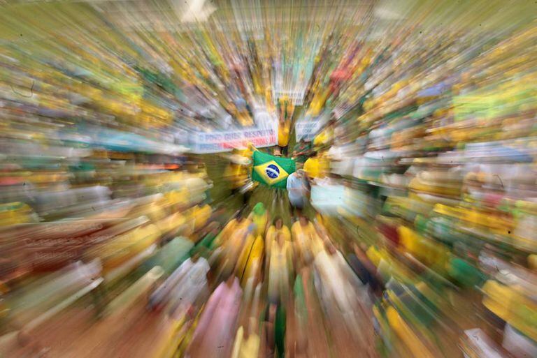 Manifestação no último domingo, dia 4.