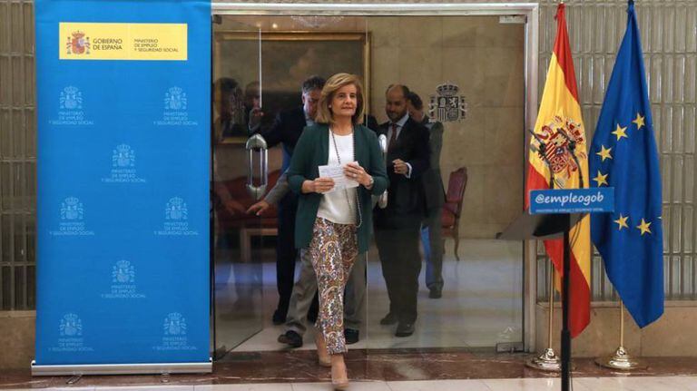 A ministra do Emprego da Espanha, Fátima Báñez