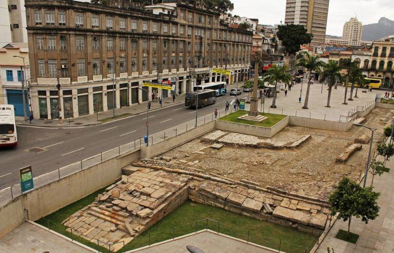 Cais do Valongo após as obras.