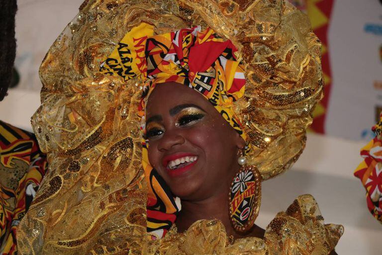 Carnaval 2018: saída do Bloco Ilê Ayê.