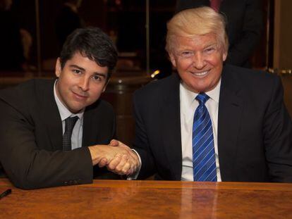 Paulo Figueiredo e Donald Trump.