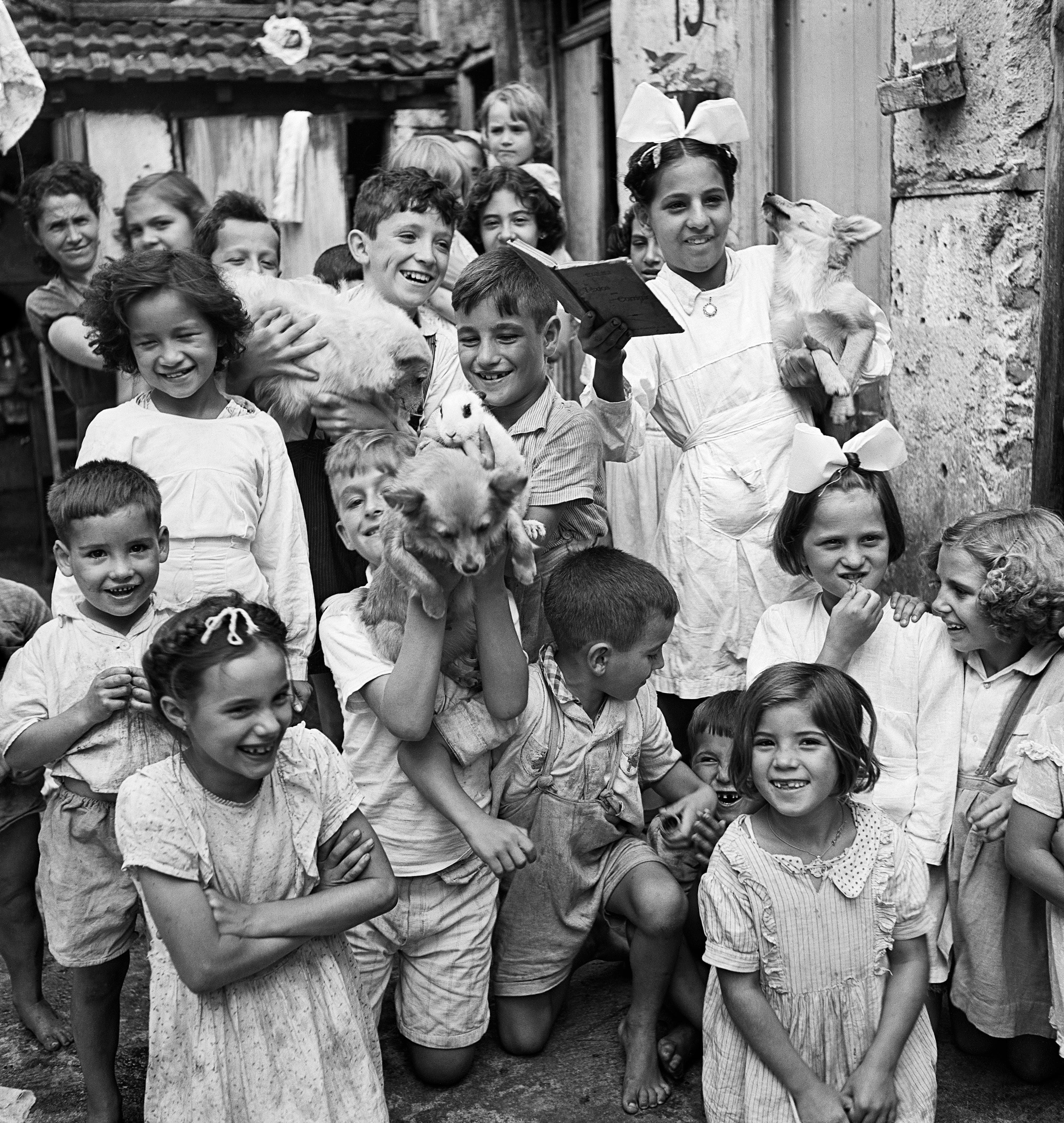 Crianças no bairro do Brás, São Paulo, 1947.