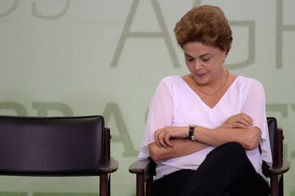 Dilma Rousseff, dia 1 de abril.