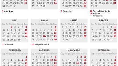 Feriados do Brasil em 2019: saiba quais as chances de esticar as folgas