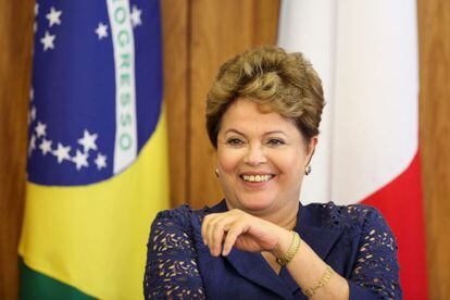 A presidenta brasileira Dilma Rousseff, em 12 de dezembro.