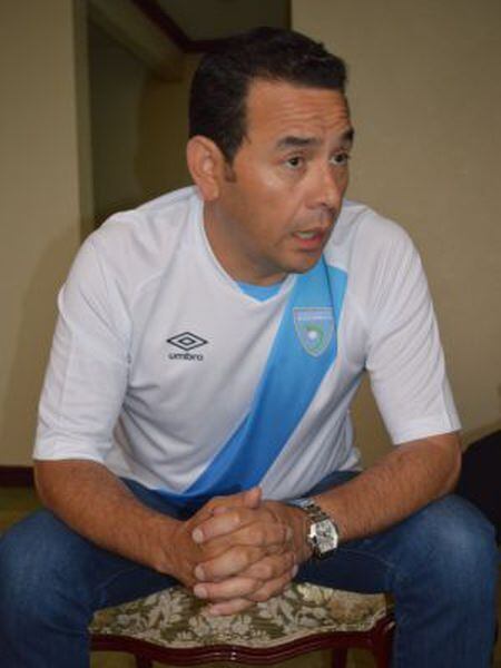 Jimmy Morais, com camiseta da seleção guatemalteca.