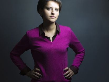 Najat Vallud-Belkacem, em janeiro, antes de nomeada a ministra dos direitos das mulheres, urbanismo, juventude e esportes.