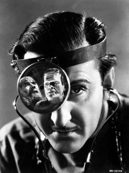 Basil Rathbone em 'O Filho de Frankenstein', de Rowland V. Lee