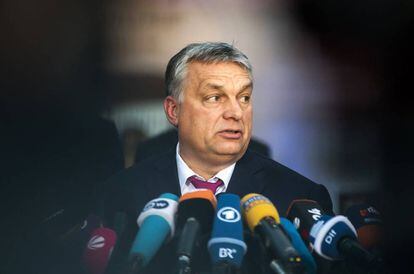 Viktor Orbán, em 5 de janeiro em Seeon (Alemanha)