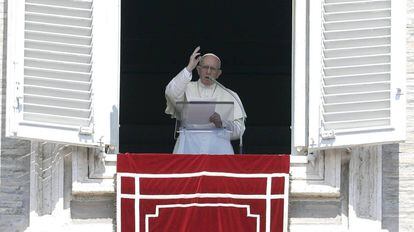 O papa Francisco em 19 de agosto de 2018 no Vaticano