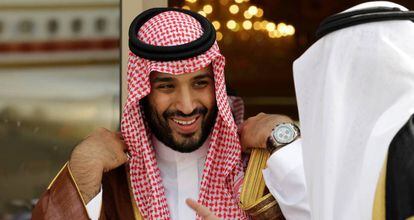 O principe saudita Mohamed bin Salmán, em 2012.