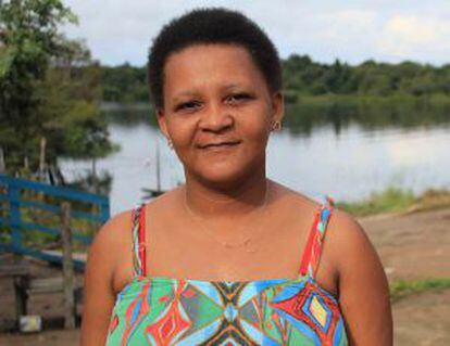 Anízia Garcia dos Santos, professora e coordenadora de uma escola municipal que atende as comunidades quilombolas do Abuí e do Paraná.