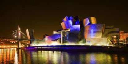 El Guggenheim Bilbao, uma das grandes obras de Gehry (1997).