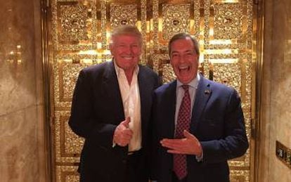 Trump e Farage, 'yes we won'.