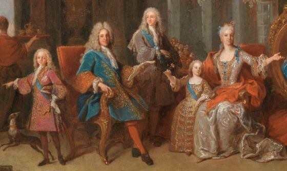 Um fragmento de ‘A família de Felipe V’, de Jean Ranc (1723)
