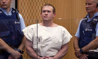 Brenton Tarrant, o acusado de matar mais de 50 pessoas em duas mesquitas de Christchurch, Nova Zelândia, em março passado.