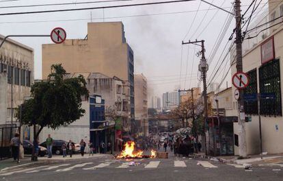Rua 12 de Outubro, na Lapa de Baixo (oeste de São Paulo).