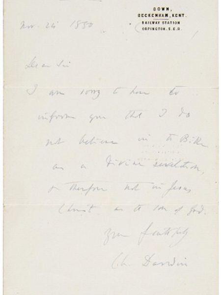 Manuscrito leiloado.