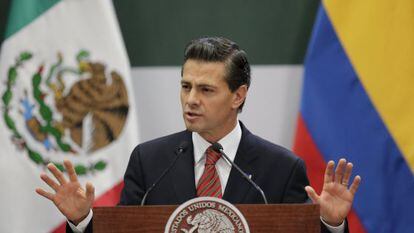O presidente Enrique Peña Neto, na sexta-feira.